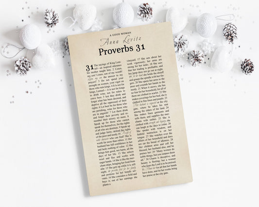 Proverbs 31, Personalized, Gift for wife, Gifts, for Mom, Prov 31, Christmas gift, for her, Canvas, Scripture, Bible verse, Christian, woman