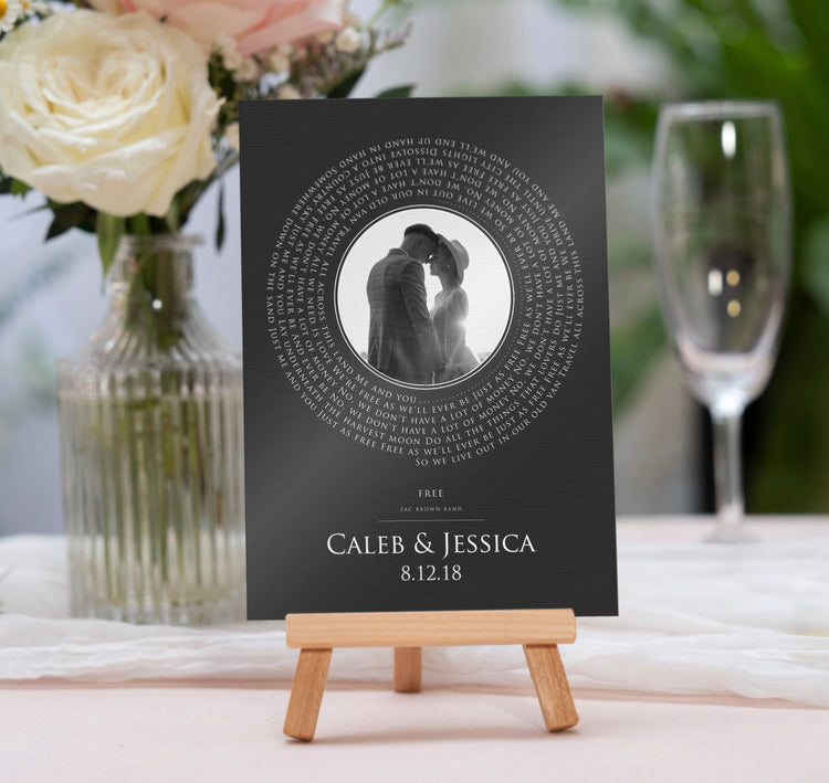 Vinyl Record Lyrics Art