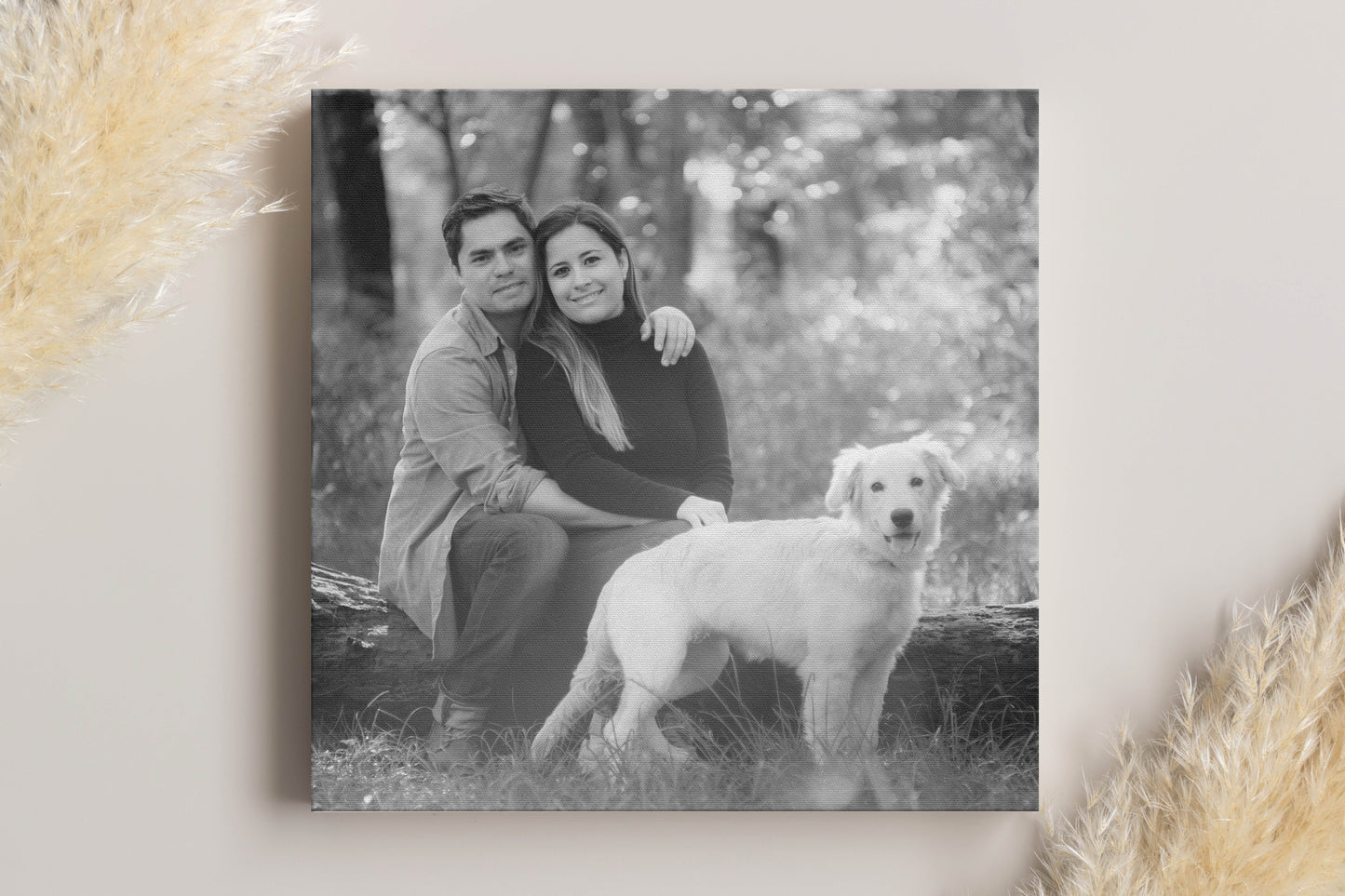 Black and White Custom Canvas