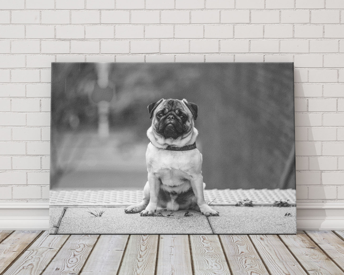 Black and White Custom Photo Canvas