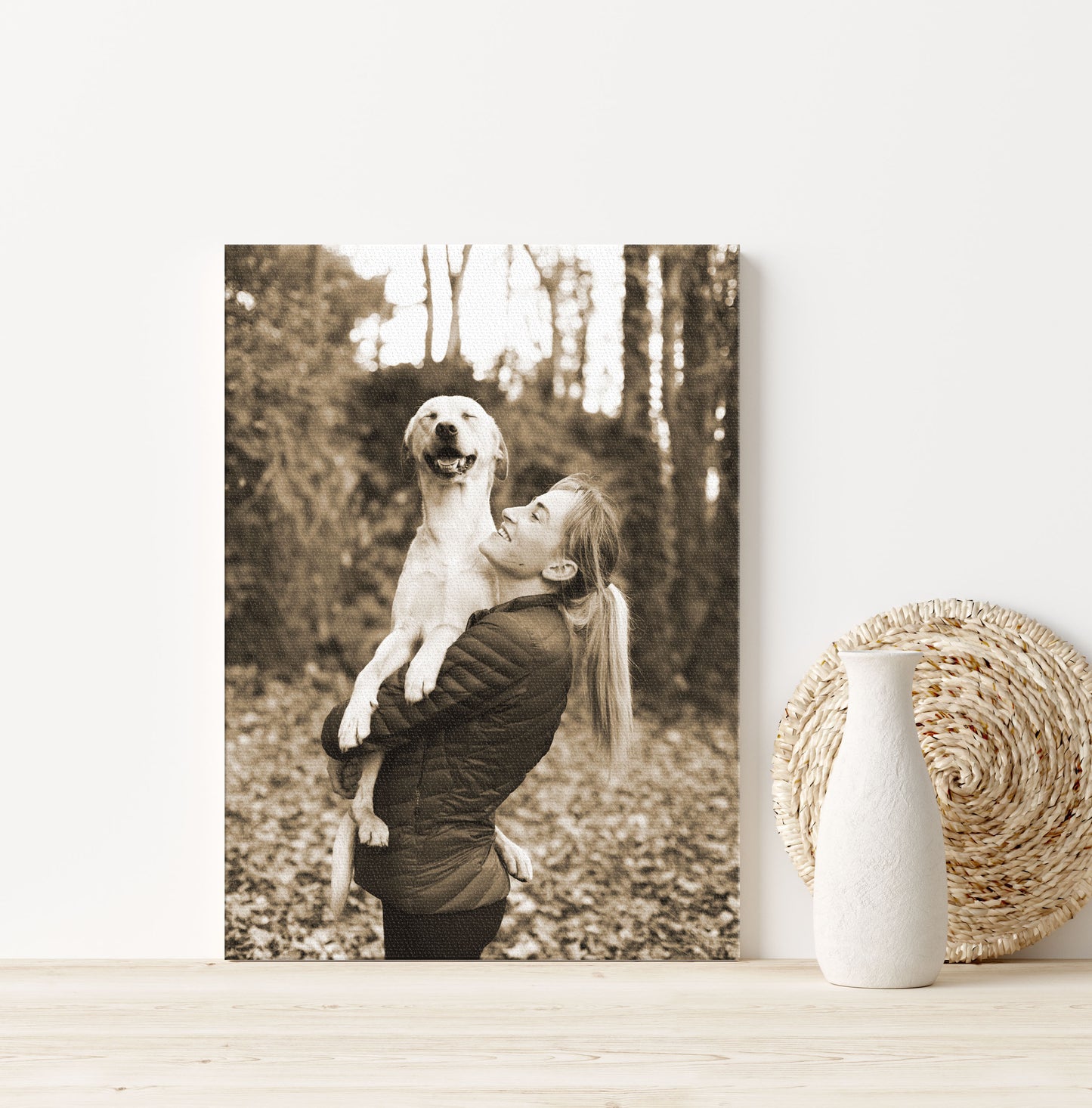 Custom Pet Photo Canvas