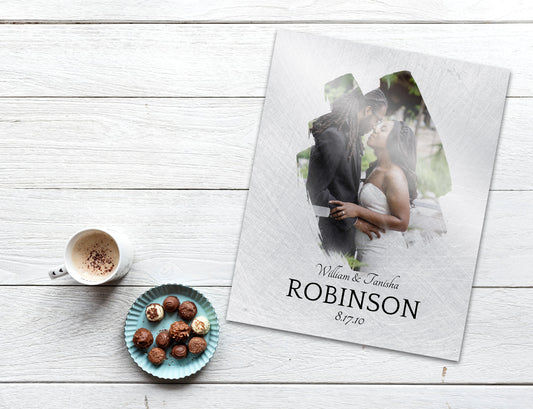 Tin Photo Gift, Tin Anniversary Gift - HoneycombProverbs - Gifts For The Couple - Photo Plaques