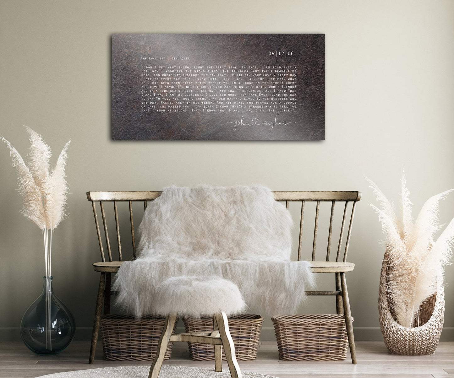 Our Song, Iron Anniversary Sign - HoneycombProverbs - Signs - Iron Anniversary Gifts