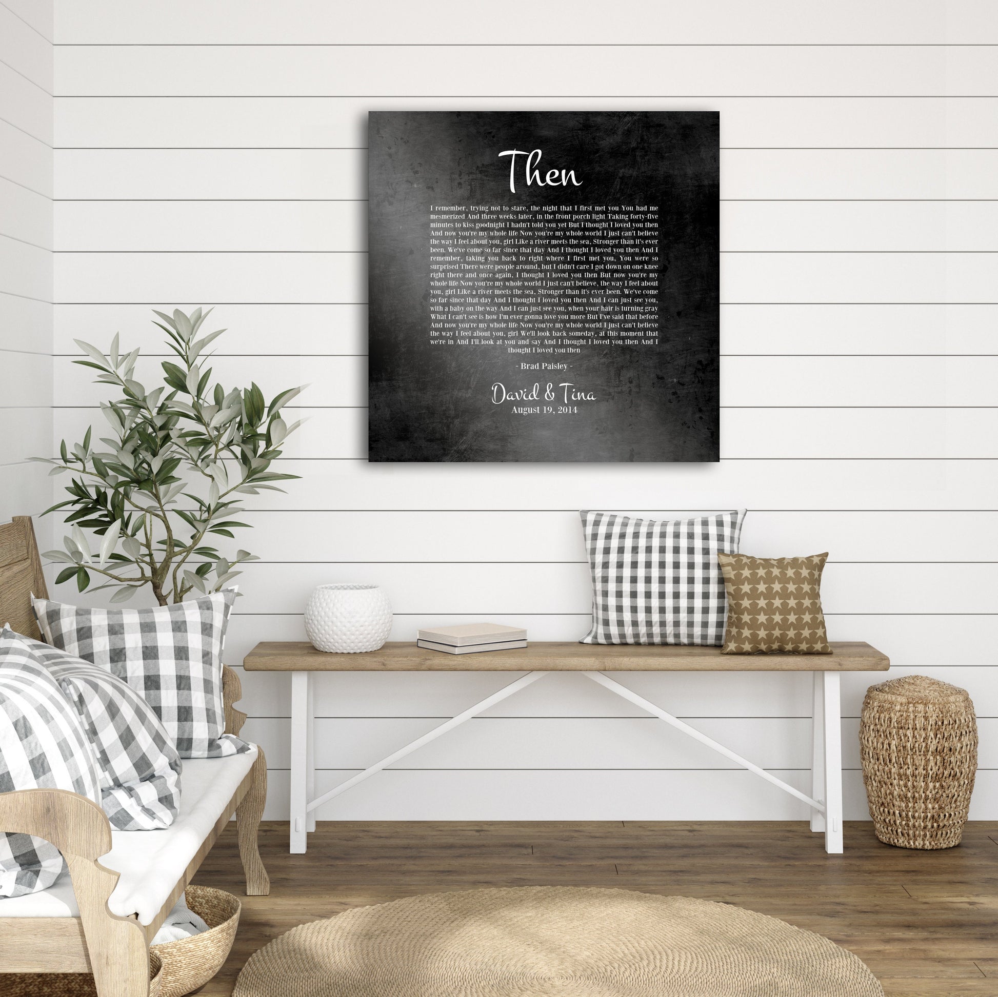 Rugged Custom Song Lyric Art - HoneycombProverbs - Wall Decor - Rustic Lyrics Wall Decor