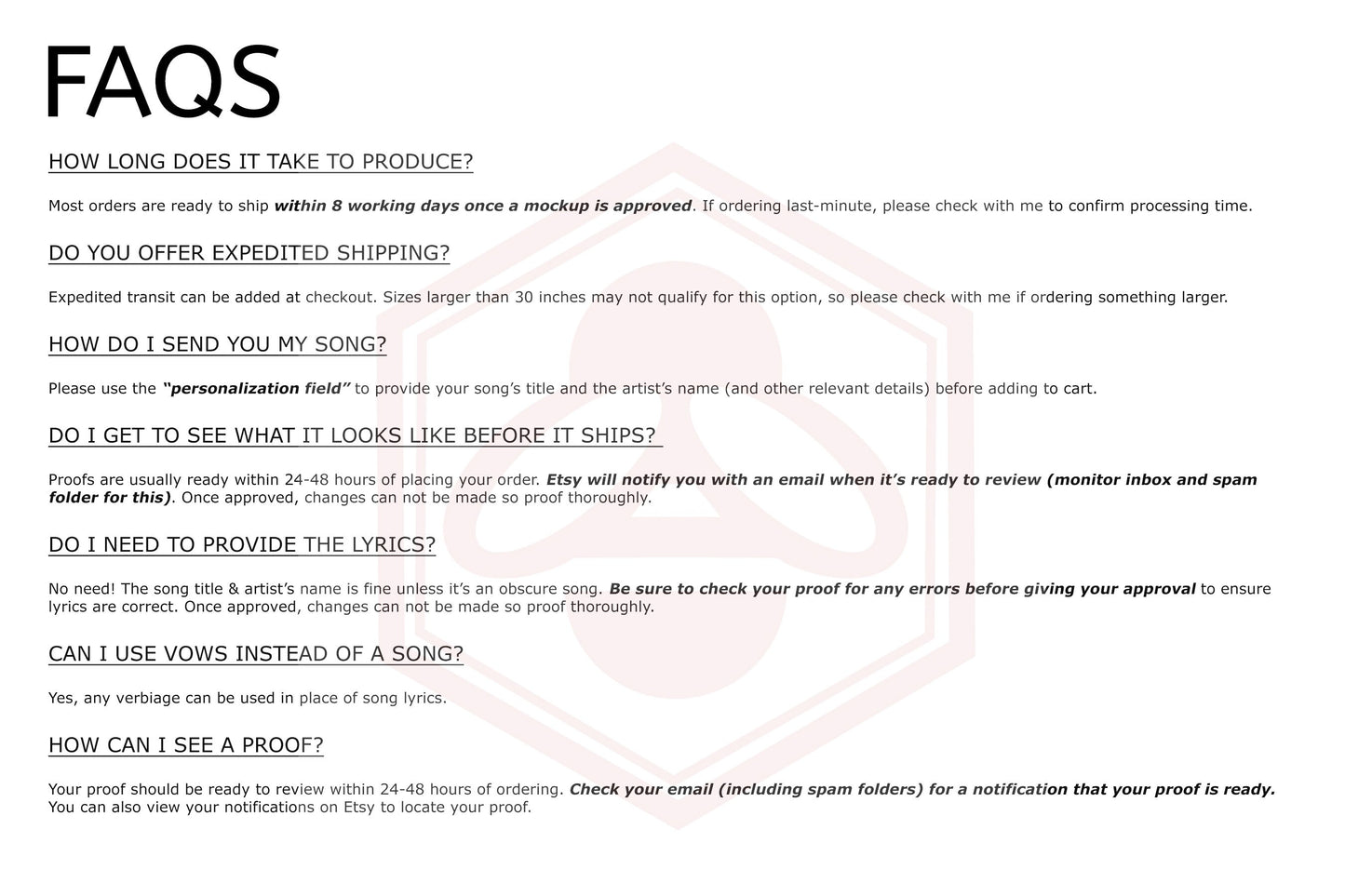 Infinity Heart Custom Song Lyric Sign on Bronze - HoneycombProverbs - Signs - Bronze Anniversary Gifts