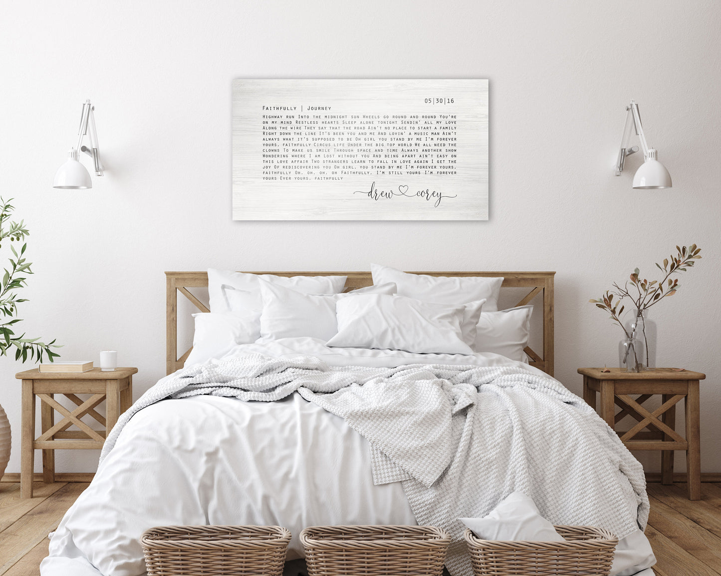 Orator Song Lyrics on Wood for Couples - HoneycombProverbs - Signs - 5 year anniversary gifts