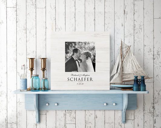 Photo on Wood 5th Anniversary Personalized Keepsake - HoneycombProverbs - Wall Hangings - 5 year anniversary gifts