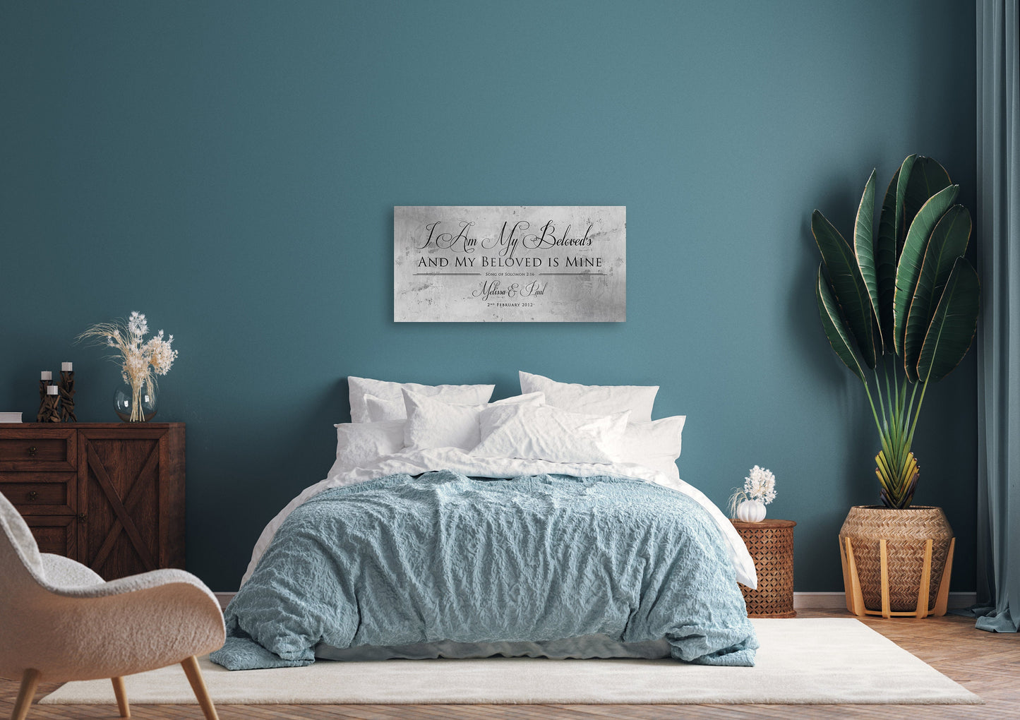 Song of Solomon 6:3 Personalized Sign - HoneycombProverbs - Signs - Christian Wall Art