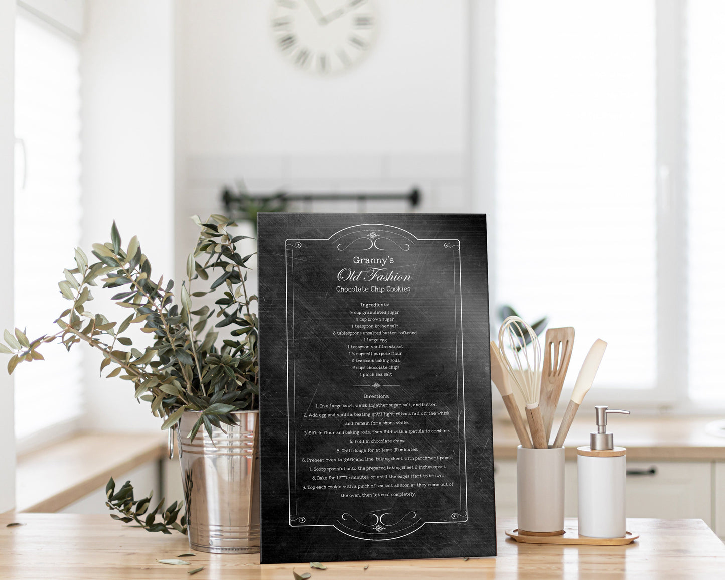 Custom Vintage Recipe Plaque - HoneycombProverbs - Signs - Tin Anniversary Gifts