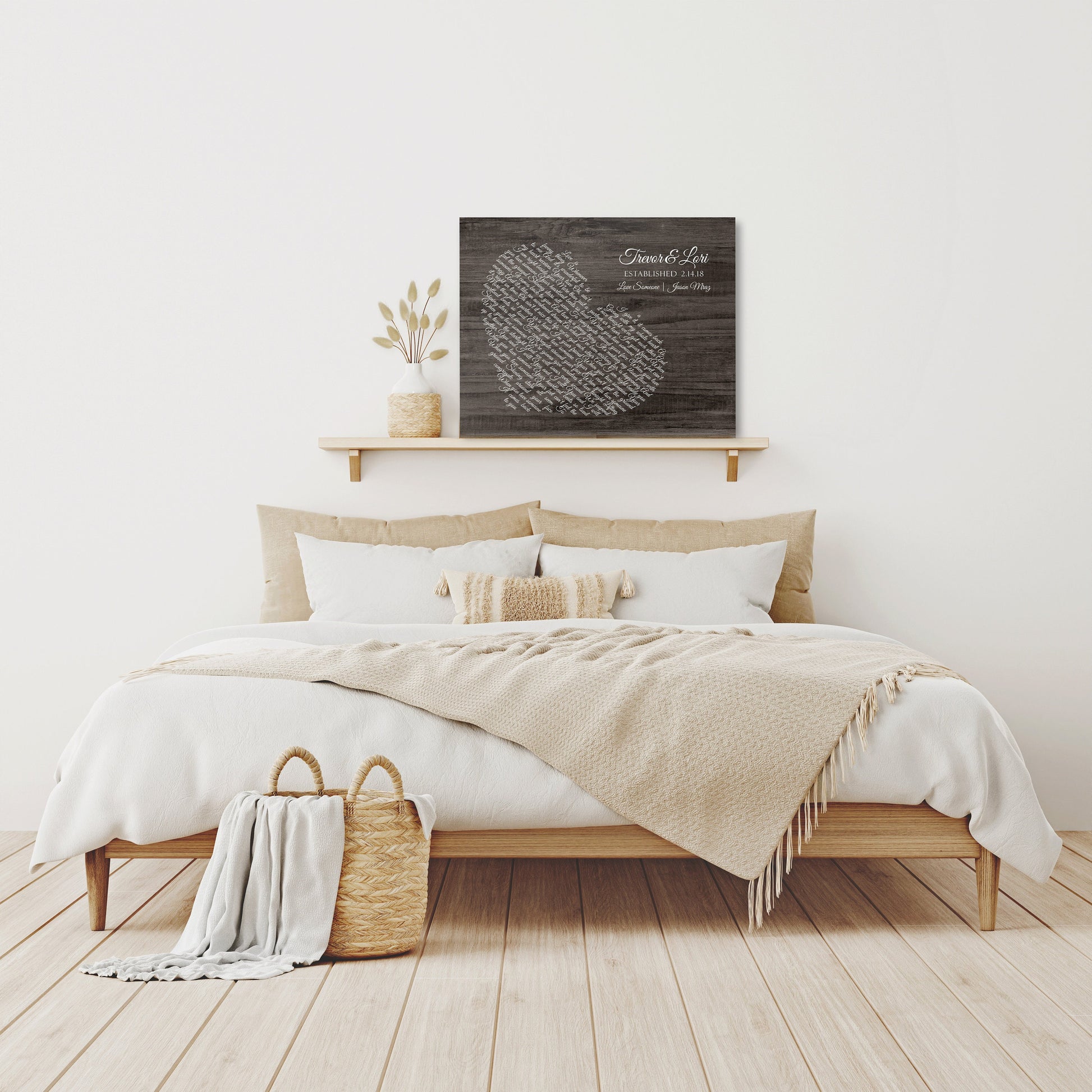 Love Song Country Lyric Sign on Wood - HoneycombProverbs - Signs - Rustic Lyrics Wall Decor