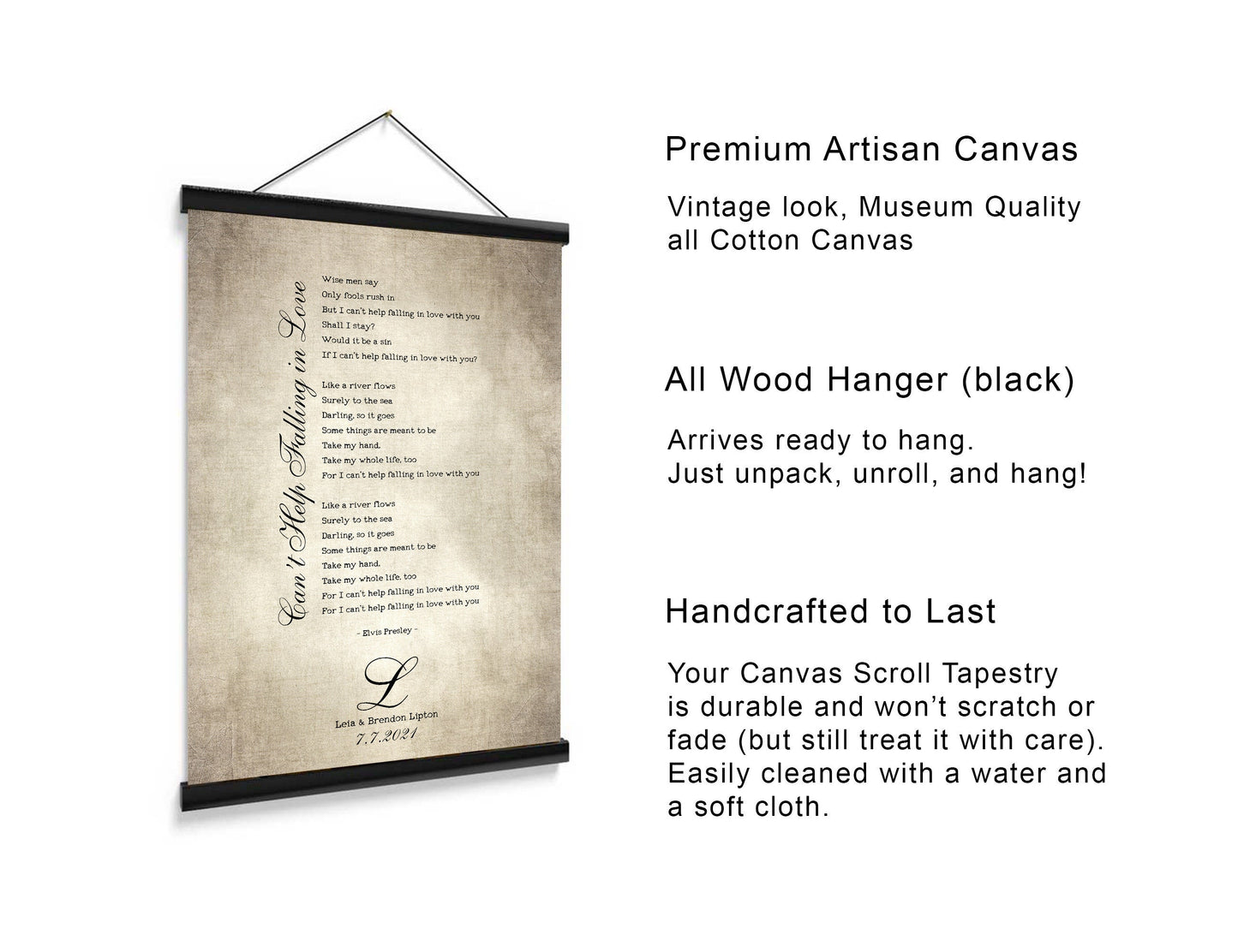 10 Commandments Antiqued Scroll Tapestry - HoneycombProverbs - Tapestries - Christian Wall Art