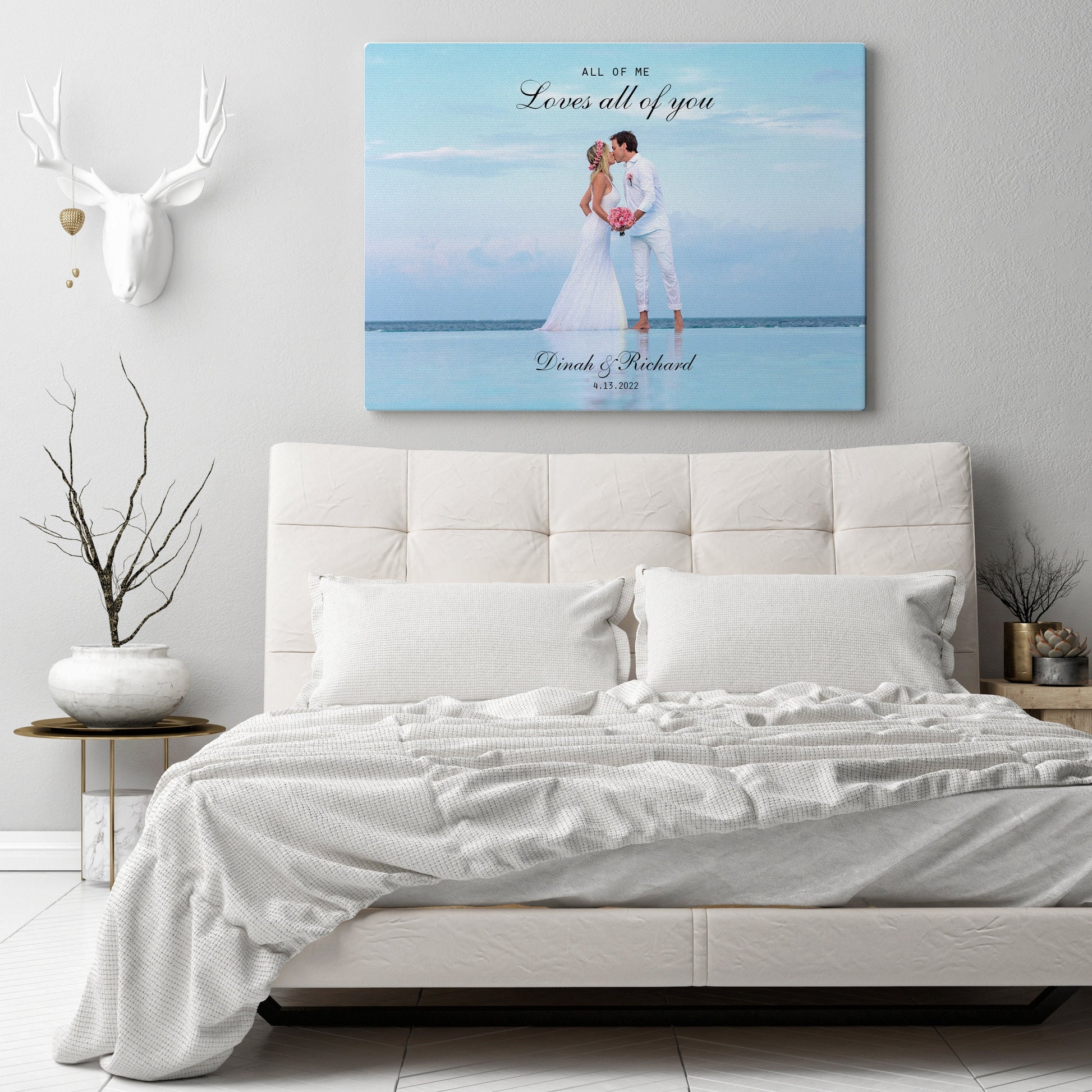 Cotton Canvas, Photo Gift with Song - HoneycombProverbs - Wall Decor - Photo Lyrics Wall Art