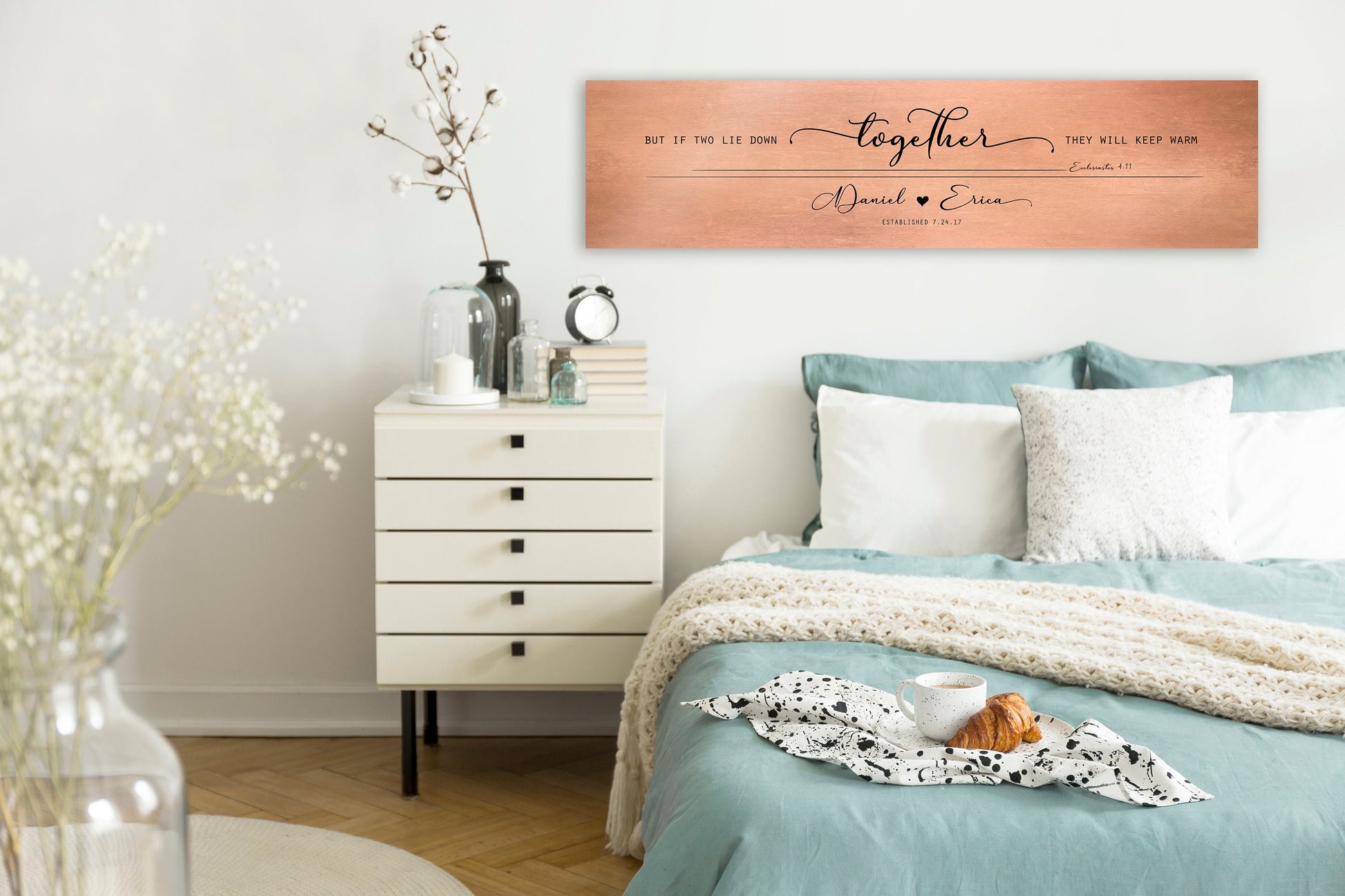 Elegant Iron Sign for Couples, Personalized Words of Wisdom for Couples Art - HoneycombProverbs - Signs - Name Signs Wall Art