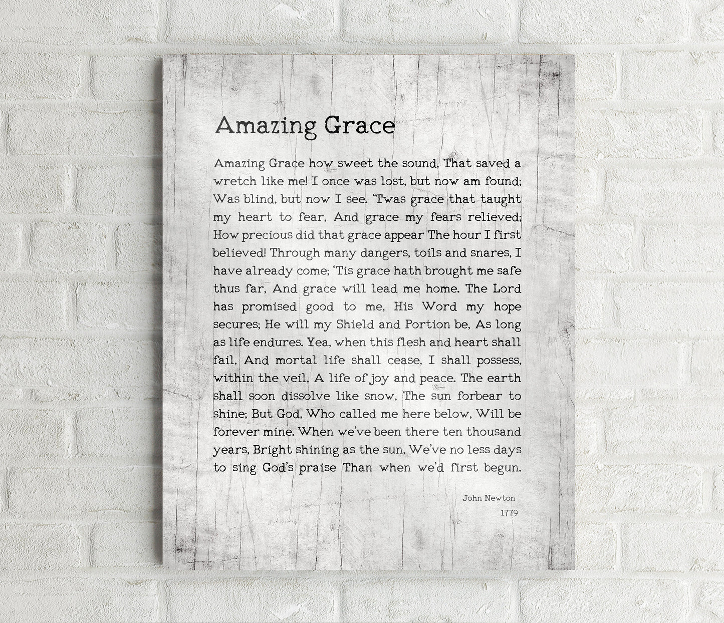 Amazing Grace, Personalized Hymn Wall Decor, Custom Song, Christian Song Lyrics, Worship Song Lyrics, Music art, Music lover gift, Print