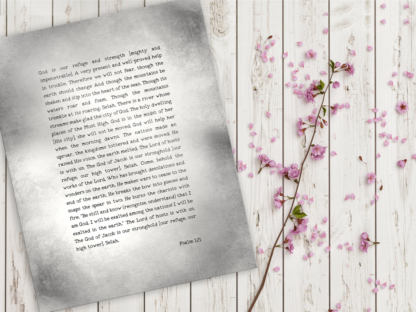 Rustic Personalized Bible Verse on Metal - HoneycombProverbs - Signs - Christian Wall Art