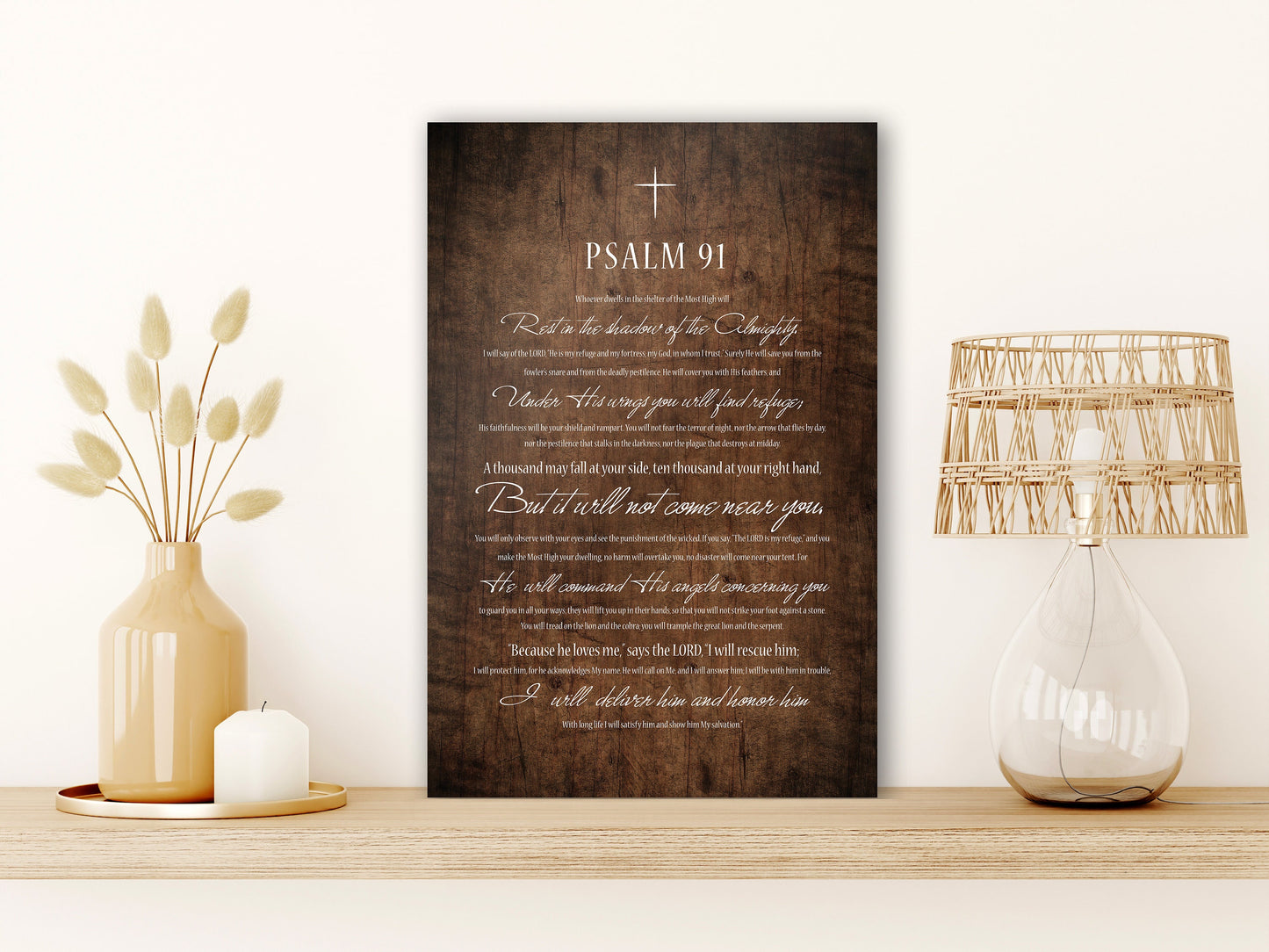 Soldier's Prayer Plaque, Weathered - HoneycombProverbs - Religious Home & Decor - Christian Wall Art