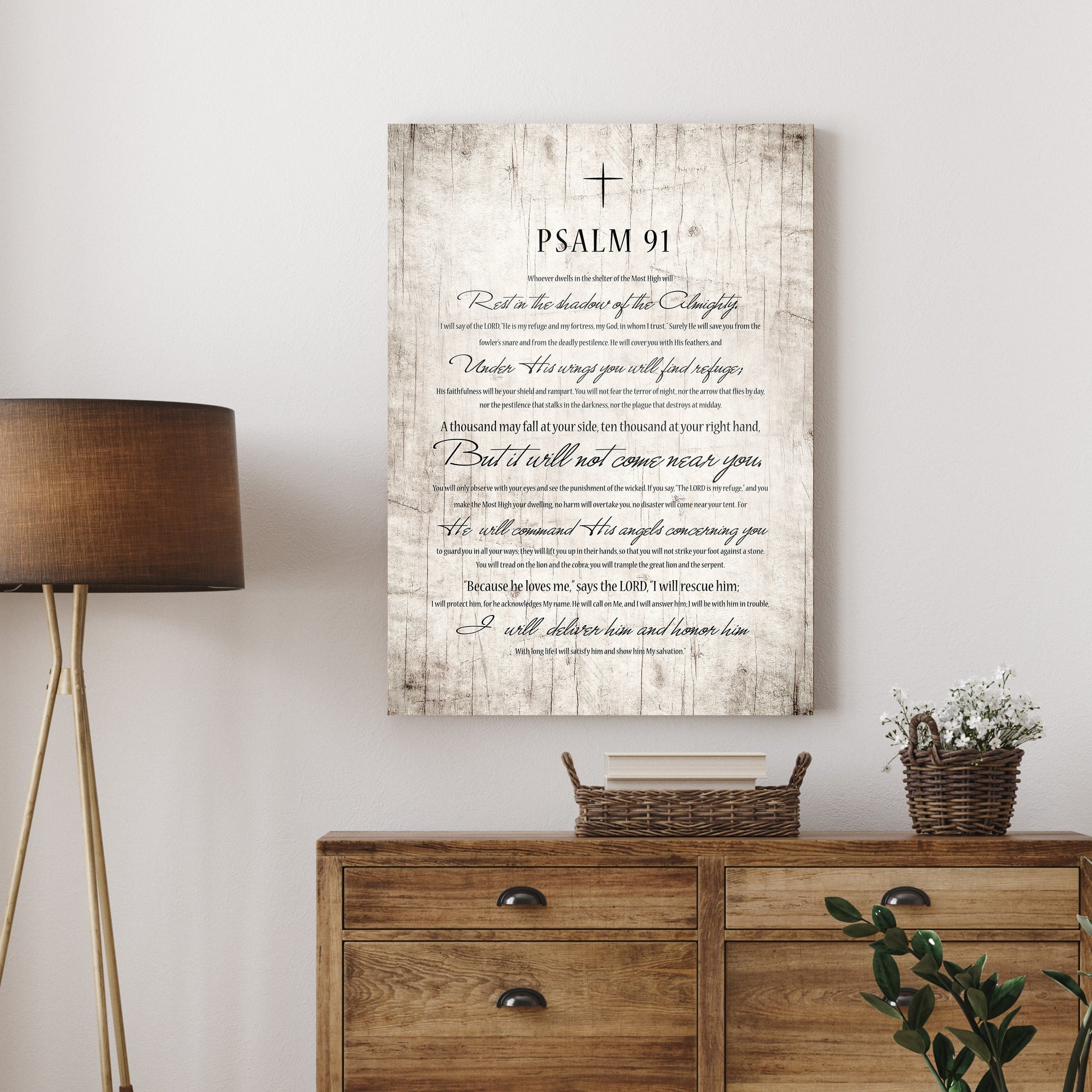 Soldier's Prayer Plaque, Weathered, Rutic Psalm 91 Wall Decor, Christian Art, Religious Gift, Encouraging Bible Verse Art, Wood Gift, Prayer
