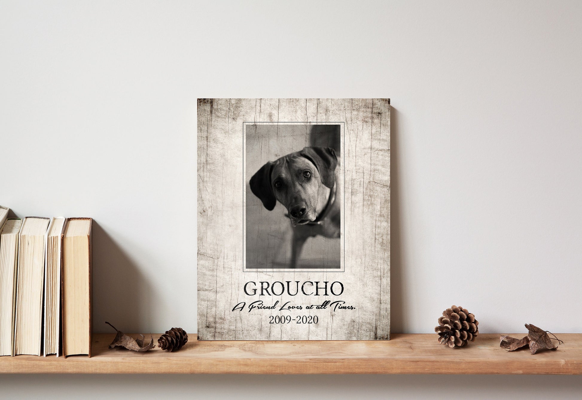 Personalized Pet Memorial, Custom Wood Photo Plaque, Gift for Pet Parents, Dog Portrait Gift, Pet Tribute Gift, Plaque, Dog Lover, Pet Loss