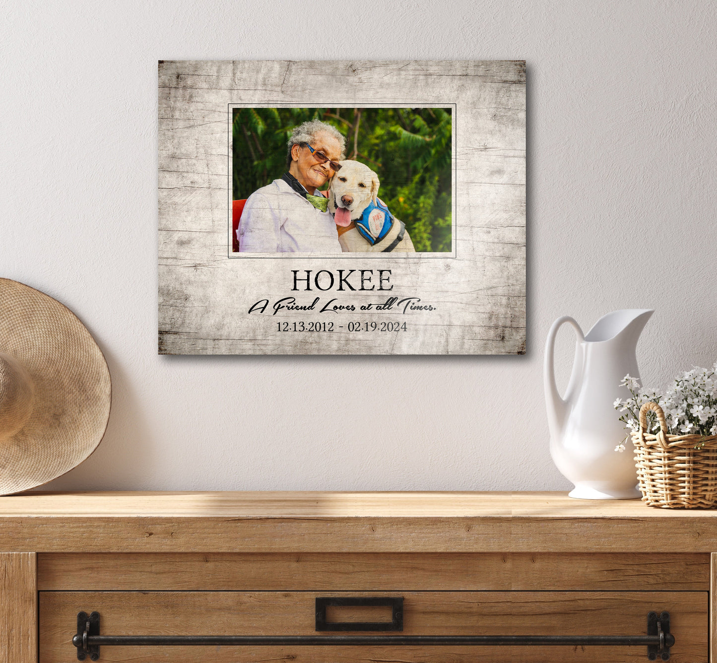 Personalized Pet Memorial, Custom Wood Photo Plaque, Gift for Pet Parents, Dog Portrait Gift, Pet Tribute Gift, Plaque, Dog Lover, Pet Loss