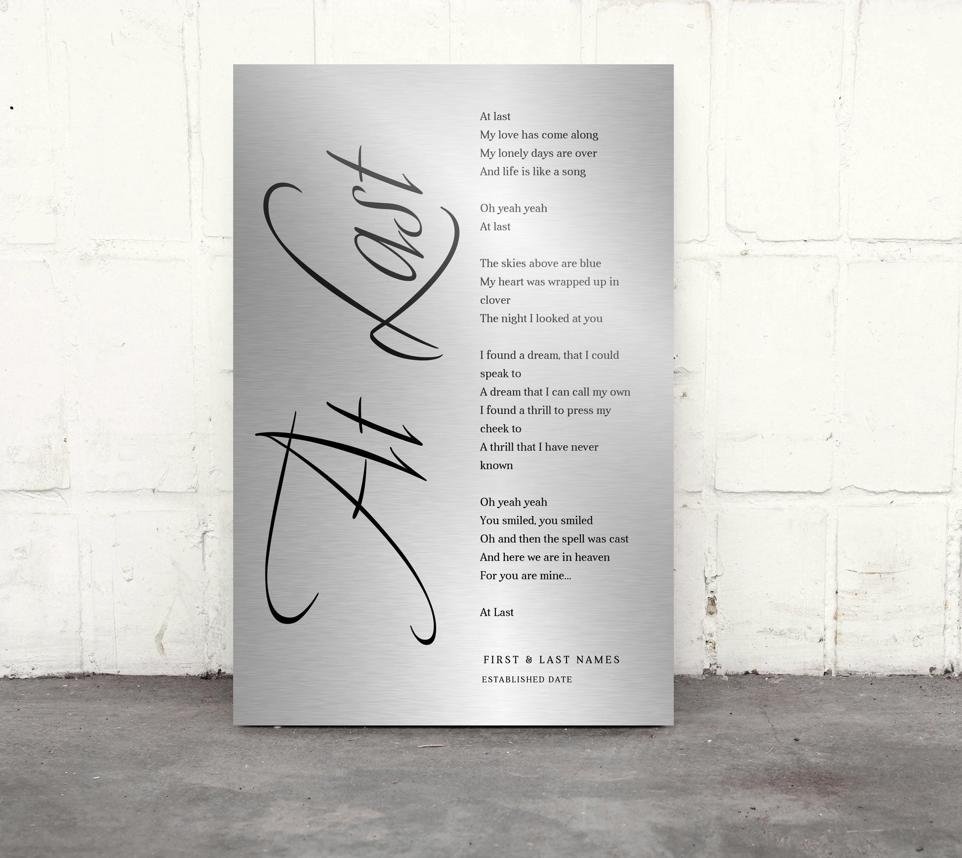 God Gave Me You, Farmhouse Country Love Song Sign - HoneycombProverbs - Signs - Modern Lyrics Wall Decor