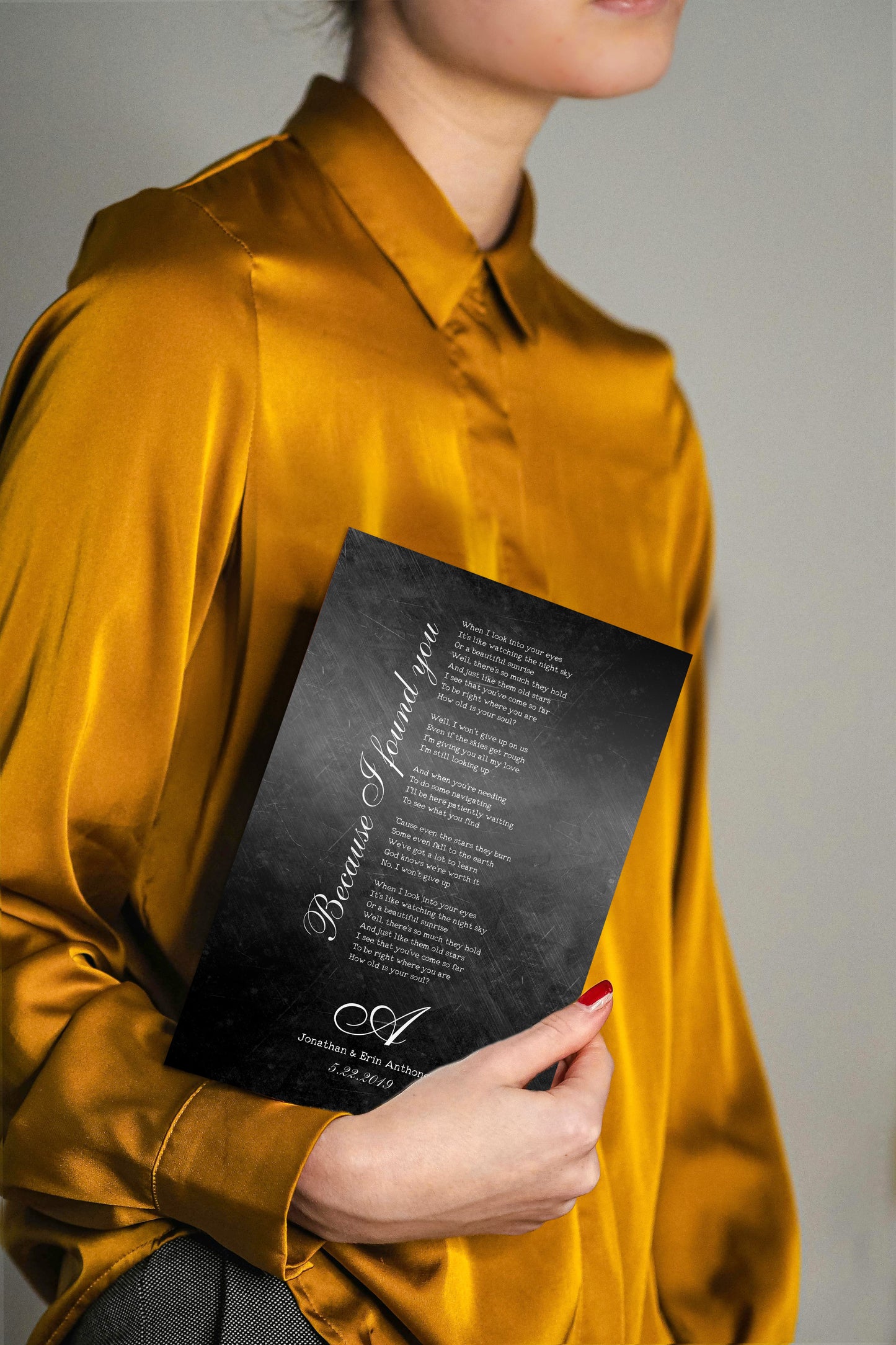 Monogrammed Iron First Dance Song Sign