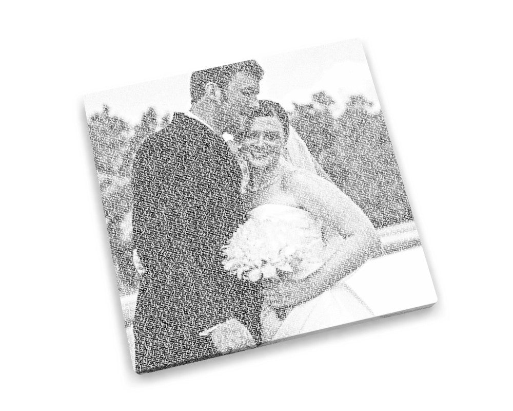 20x20 First Dance Calligram Canvas - Fine art and canvas personalized anniversary and inspirational gifts