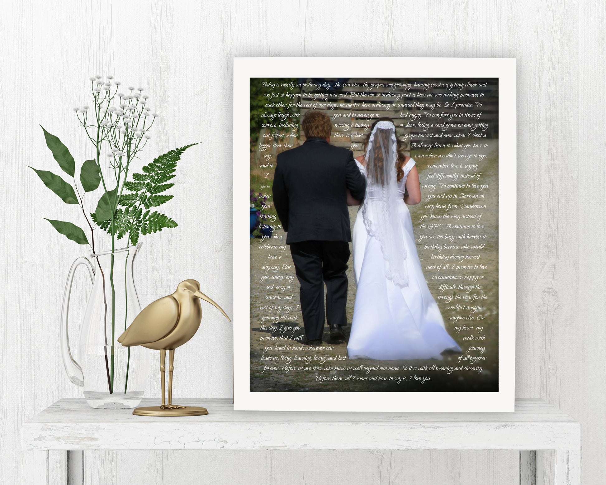 First Dance Photo and Lyrics - Fine art and canvas personalized anniversary and inspirational gifts