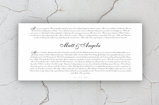 Romantic Anniversary Wedding Vow Art - Hunnycomb Proverbs - Wedding gift ideas - paper anniversary gifts 