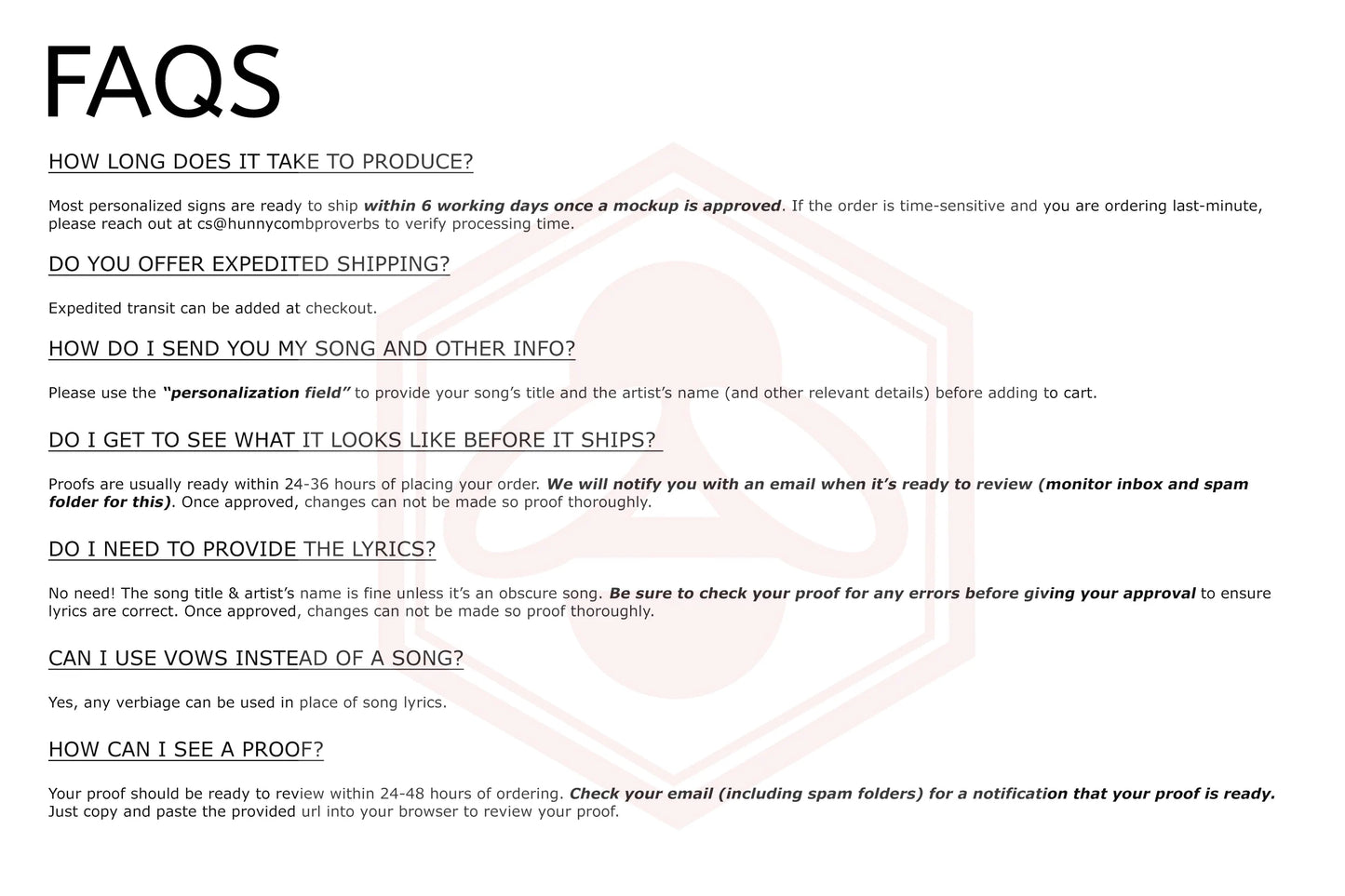 Infinity Heart Custom Song Lyric Sign on Tin