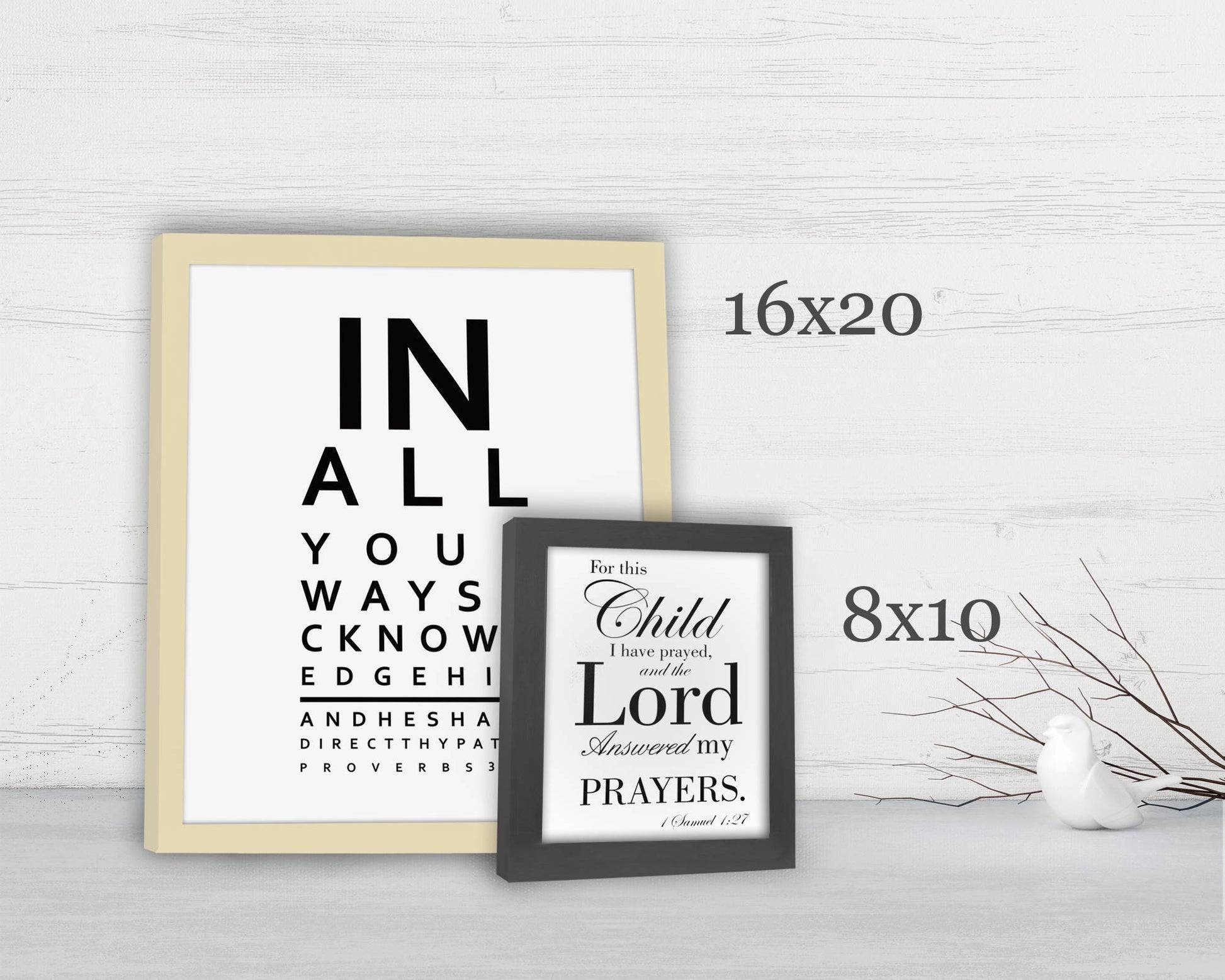 10 Commandments; Framed Scripture Print, Bible Verse Prints, nautical, Exodus 20, word art, Christian, gift, decor, fine art, printed, sign