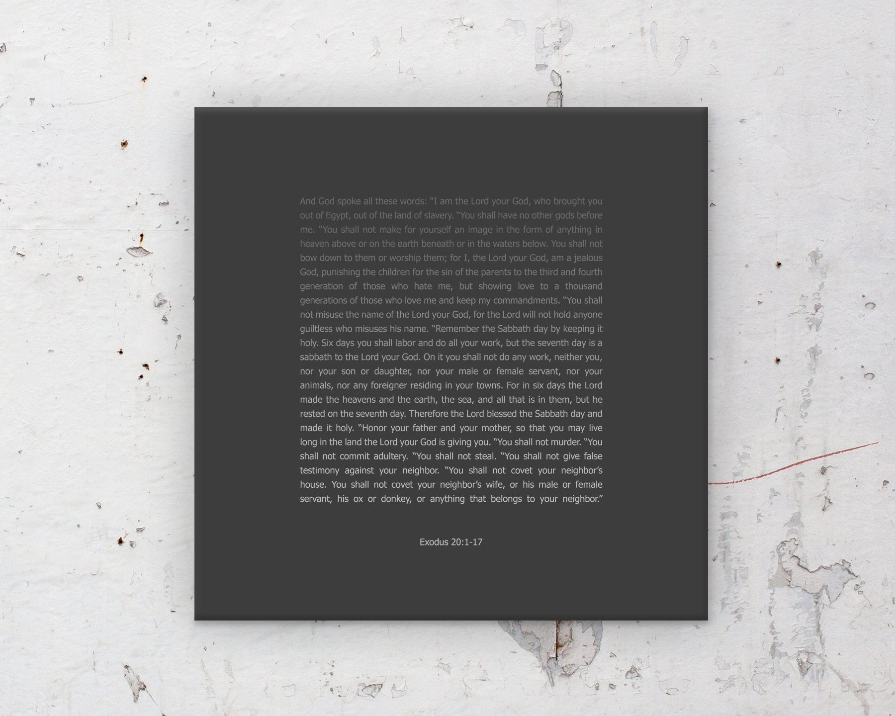 The 10 Commandments, Modern,custom, wall, art, decor, gift, Bible verse, Scripture, prints, Scriptures, on canvas, Framed, gifts, Christmas