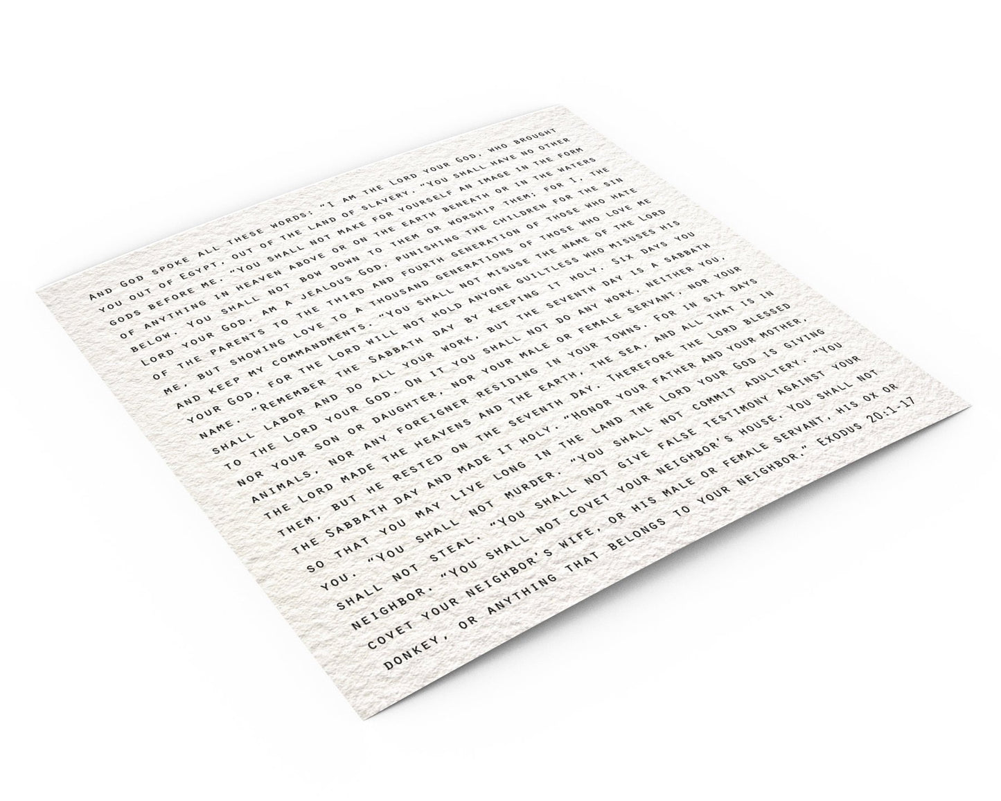 The 10 Commandments, Modern, Scripture, custom, wall, art, decor, gift, Bible verse, prints, Scriptures, on canvas, Framed, gifts, Christmas