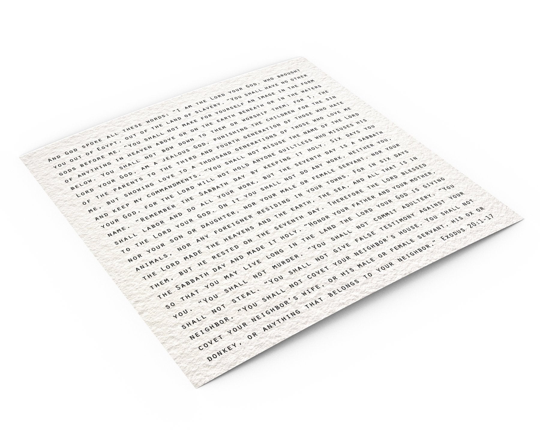 The 10 Commandments, Modern, Scripture, custom, wall, art, decor, gift, Bible verse, prints, Scriptures, on canvas, Framed, gifts, Christmas