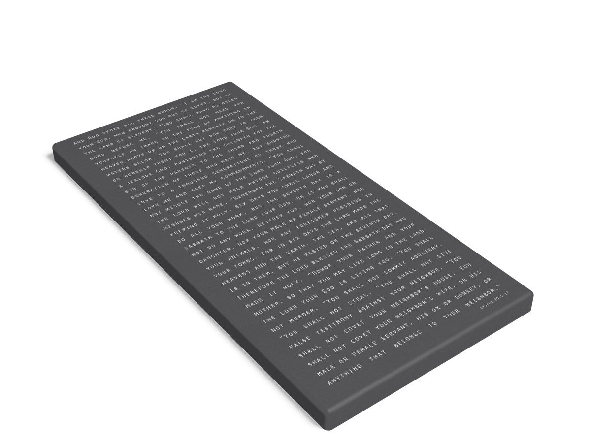 10 commandments, Scripture Art, The ten commandments, On Canvas, Framed, Christmas Gift, Pastor, Teacher, Bible verse, art, Sunday School,