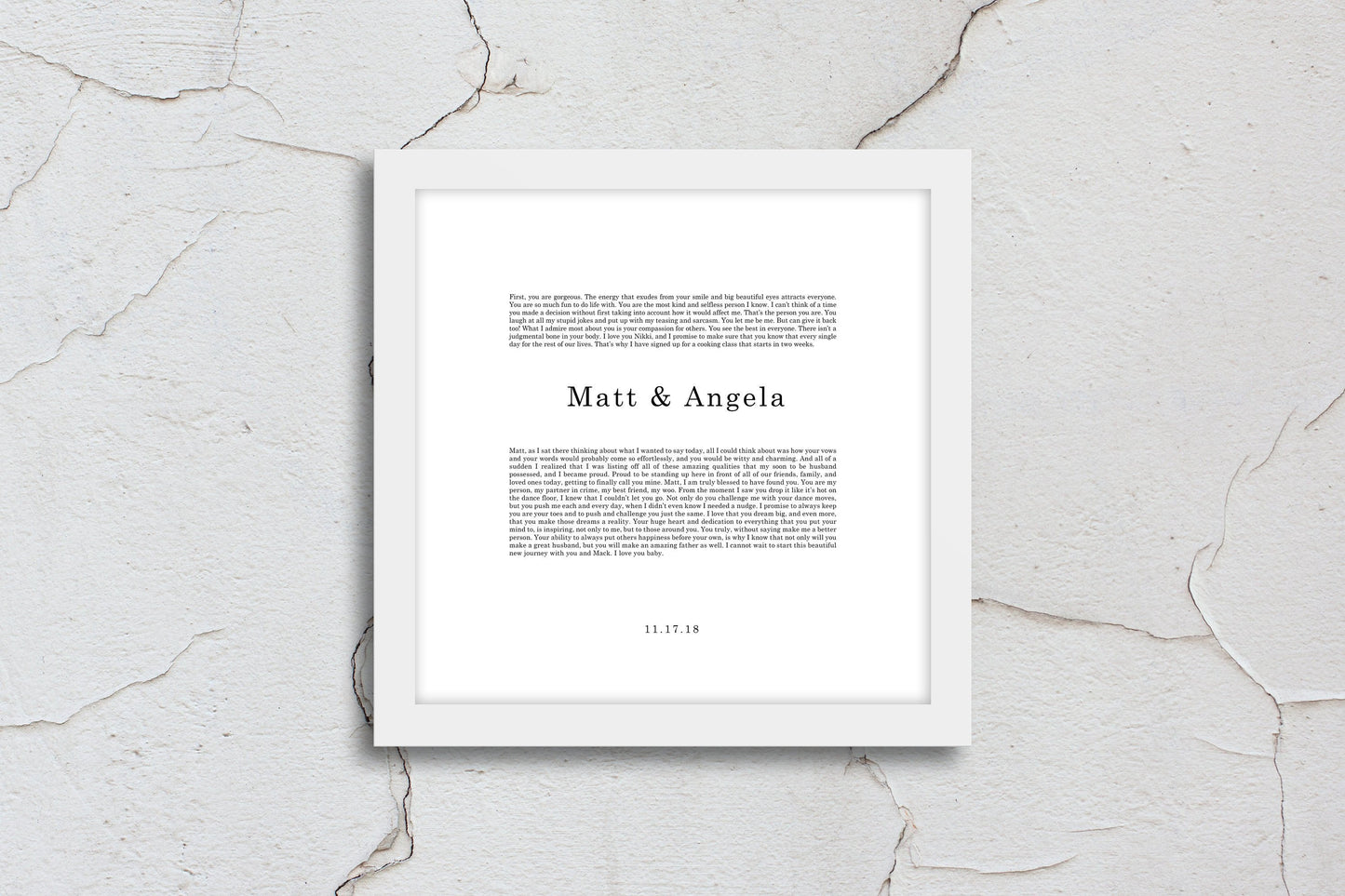 First Anniversary Gift, wedding vow, art, gift, Printed vows, His and Her, print, Anniversary, for him, for her, for wife, Christmas