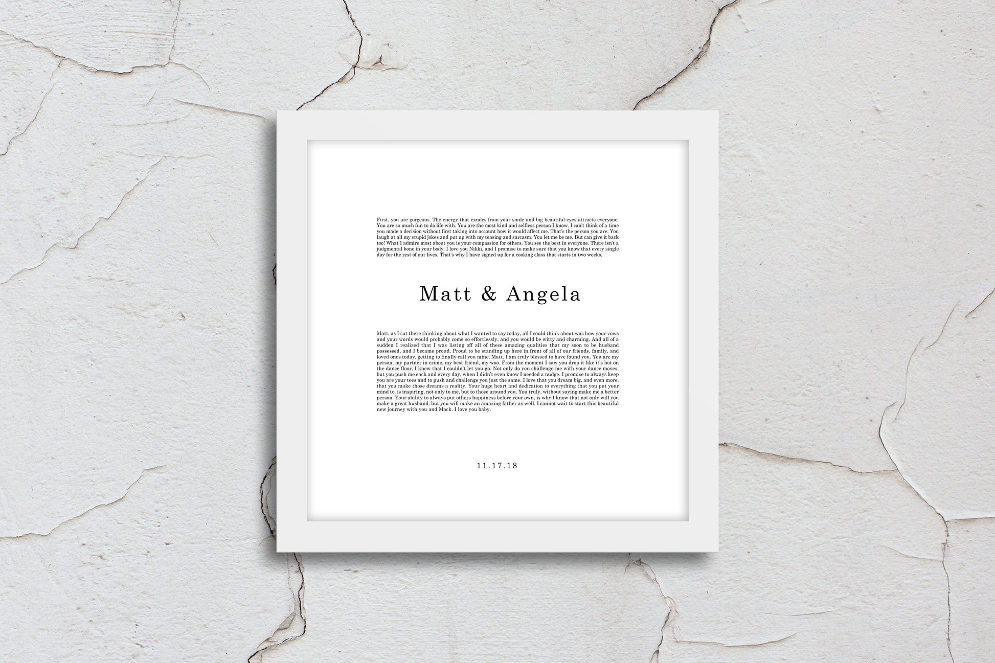 First Anniversary Gift, wedding vow, art, gift, Printed vows, His and Her, print, Anniversary, for him, for her, for wife, Christmas