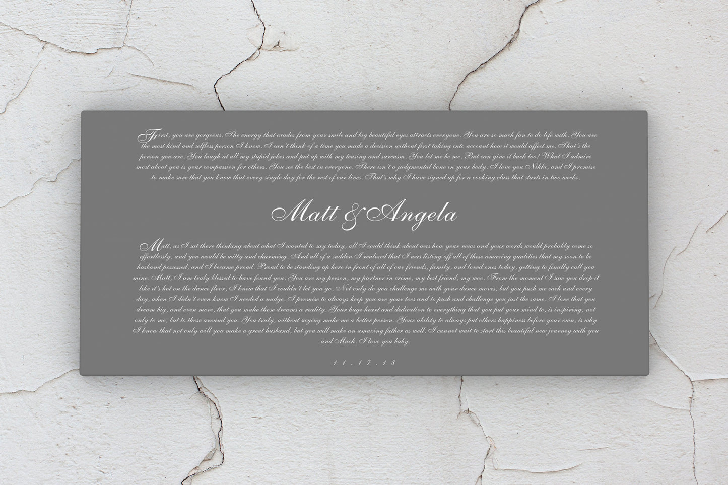 Wedding Vows Canvas, Wedding Vows Framed, Wedding Vows gift, Wall Art, Anniversary Gifts, For husband, for men, gift, for wife, first, paper