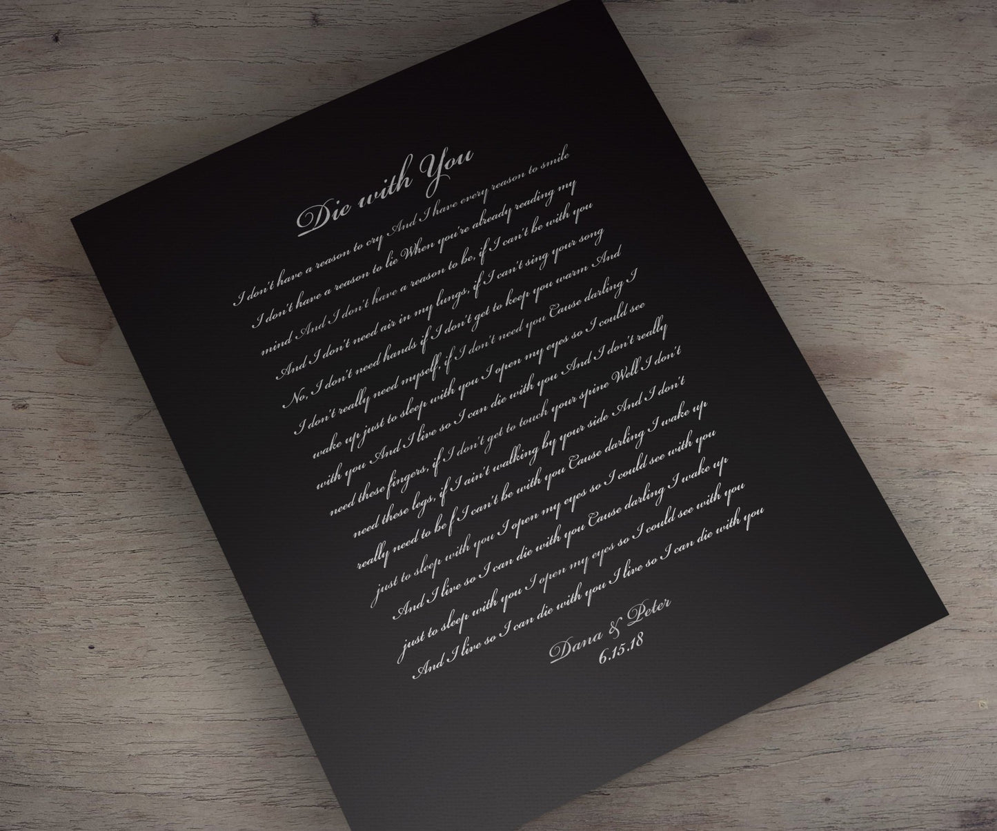 Canvas Song Print, Custom Bedroom Decor, Wife anniversary gift, Romantic Bedroom Wall decor, His and Her Personalize, Wedding Date Print