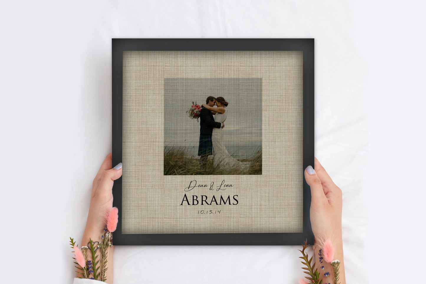 Personalized Portrait on Linen