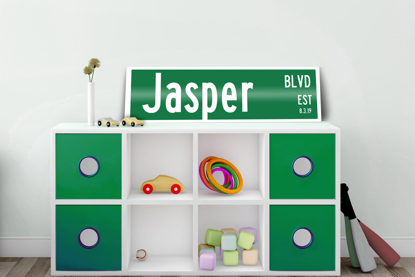 Child Name Sign Custom Metal Street Sign