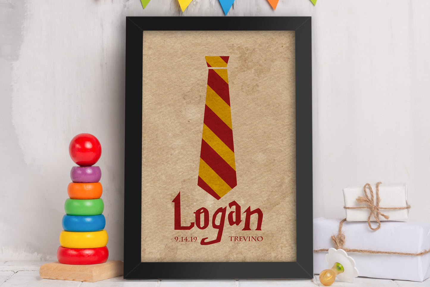 Harry Potter Nursery Sign, Baby, Mogrammed Framed Decor