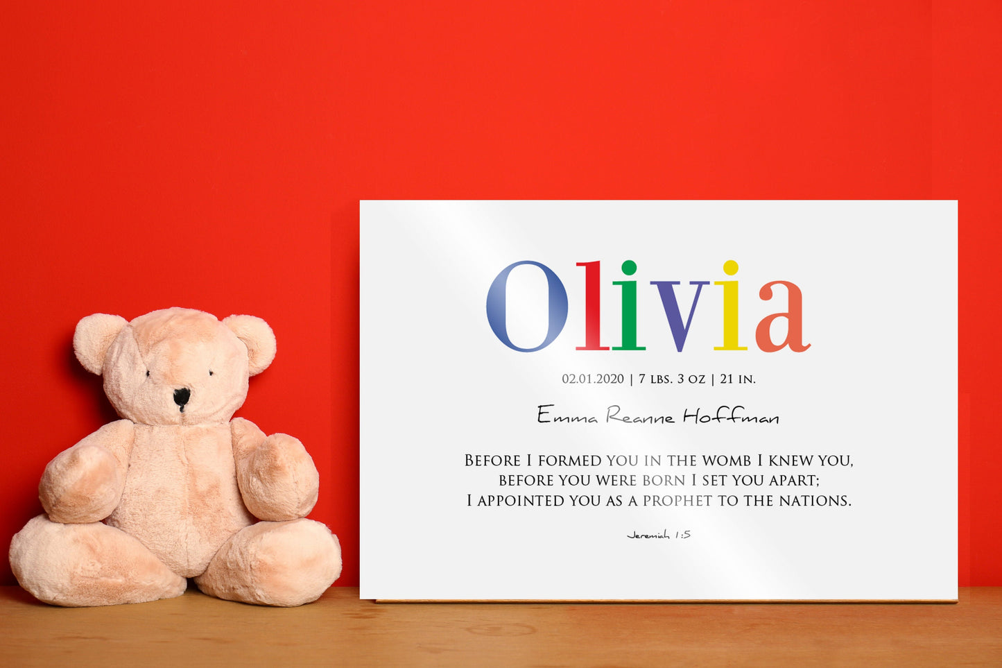 Cute Colors Name Sign for Kids