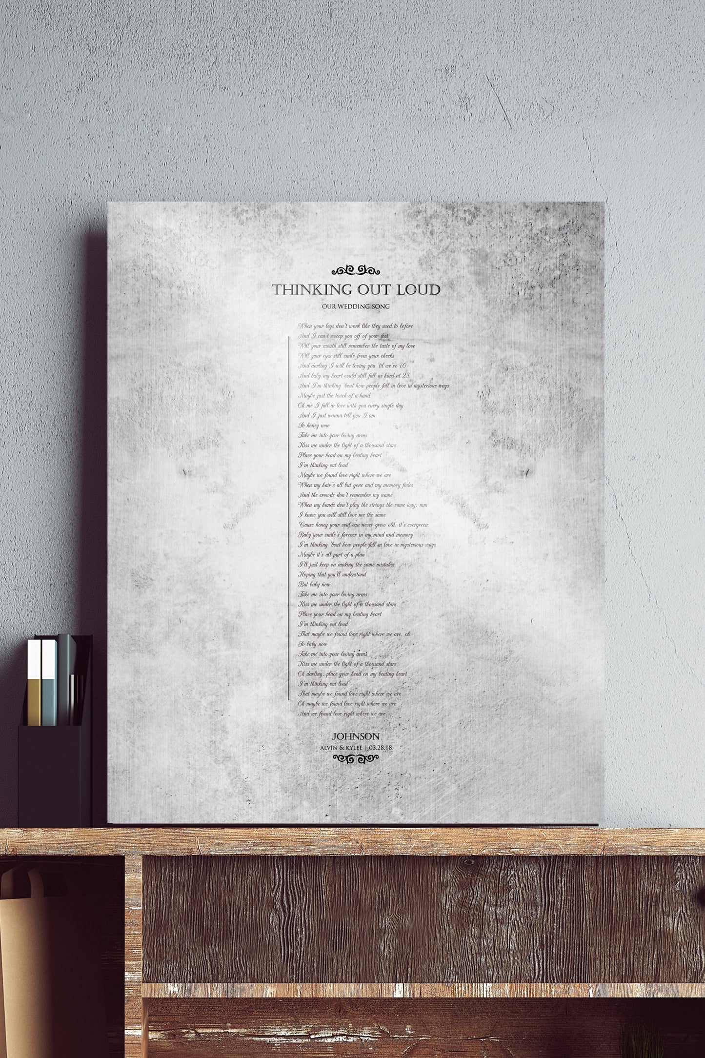 Our Wedding Song, First Dance on Tin