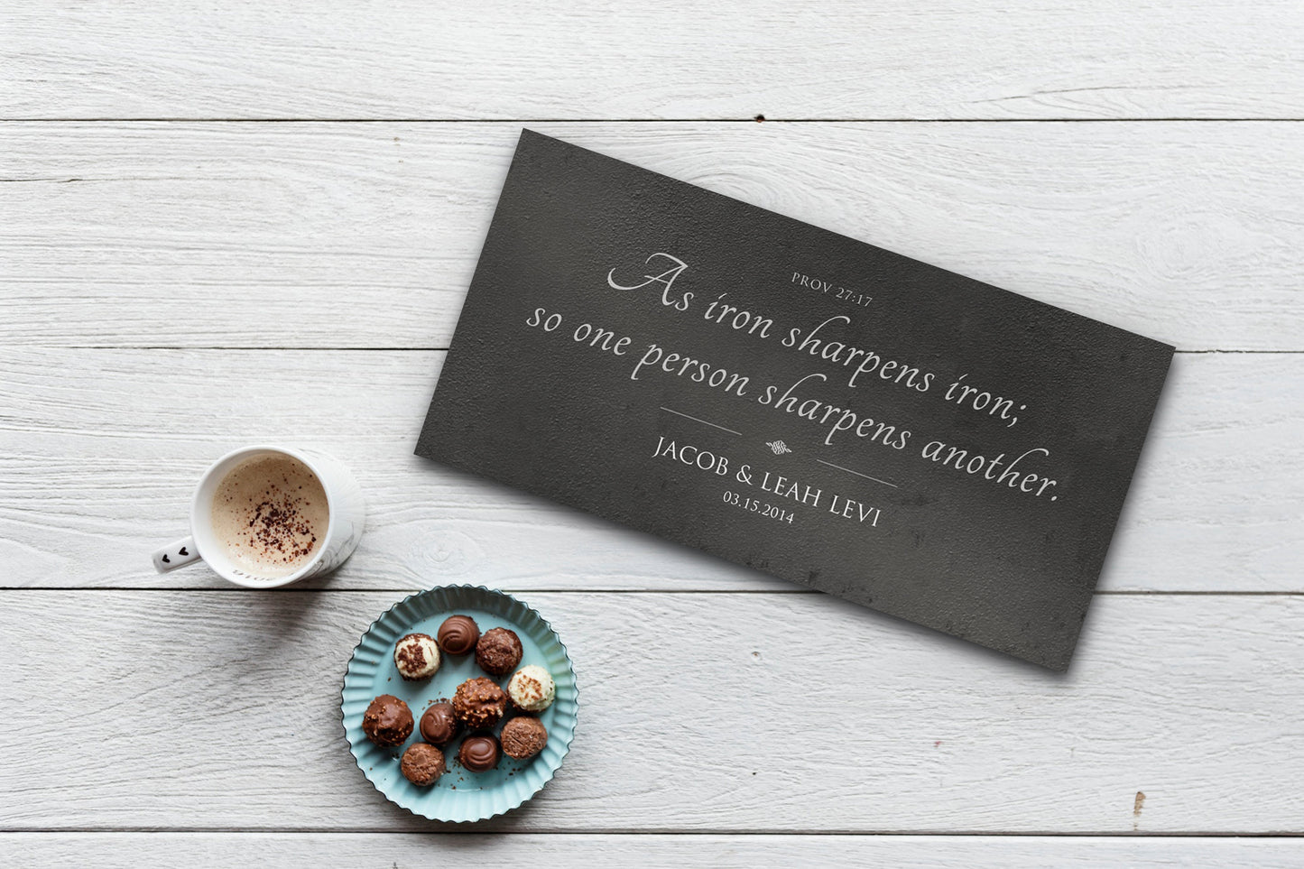 Iron Sharpens Iron Sign, Personalized Anniversary Gift, 10th anniversary, for Him, 6th Wedding Anniversary Gift, Tin Gift, Gift for Couple