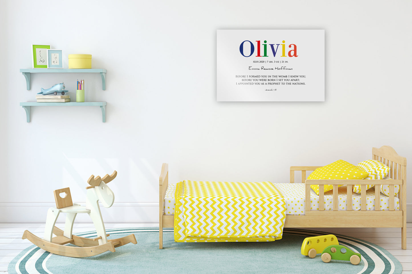 Cute Colors Name Sign for Kids