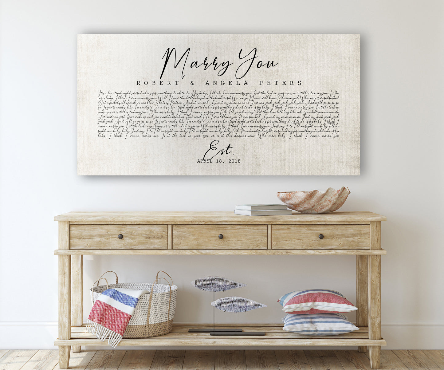 Wedding Song on Cotton