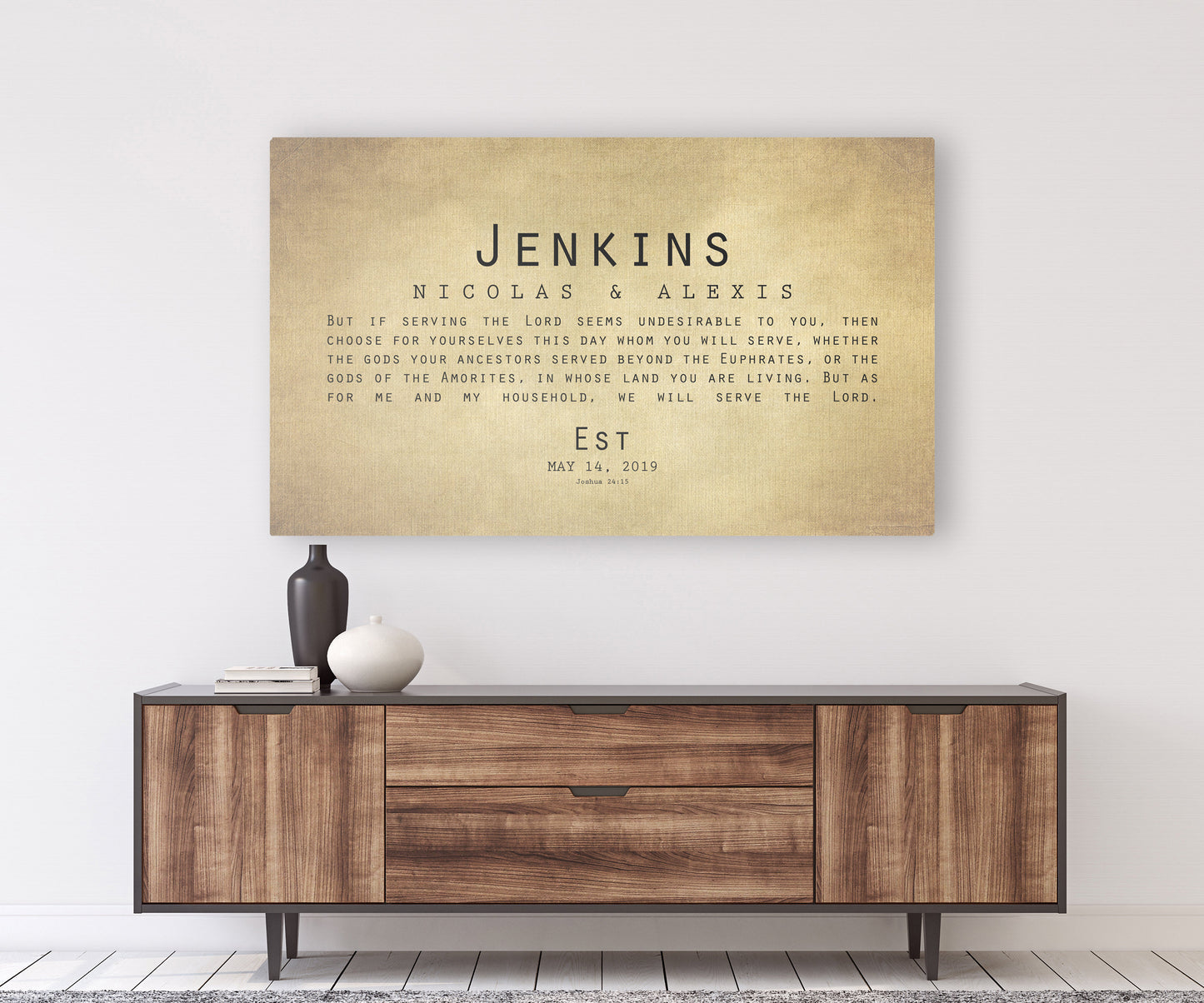 Blended Family Sign on Cotton