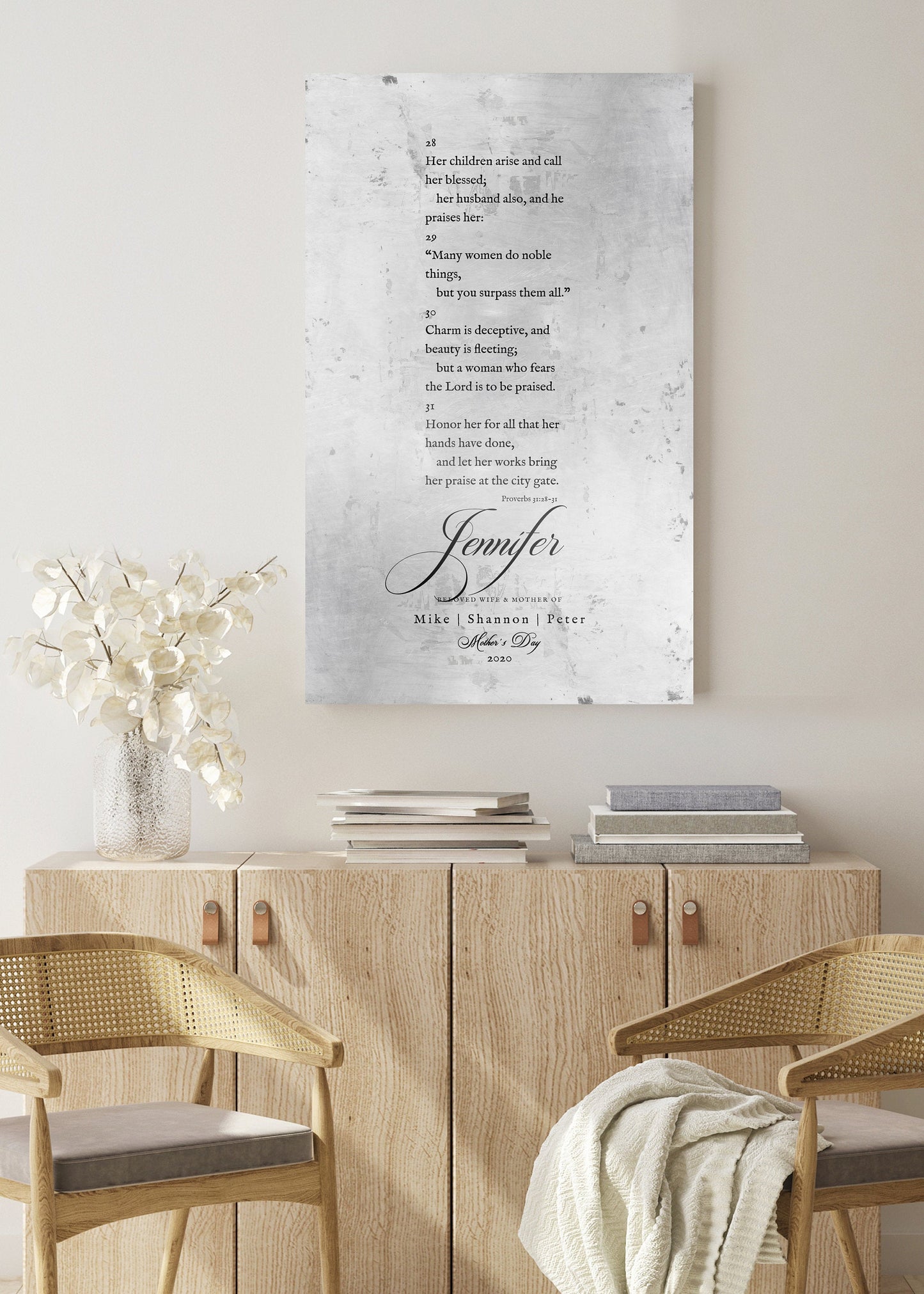 Personalized Proverbs 31 Sign