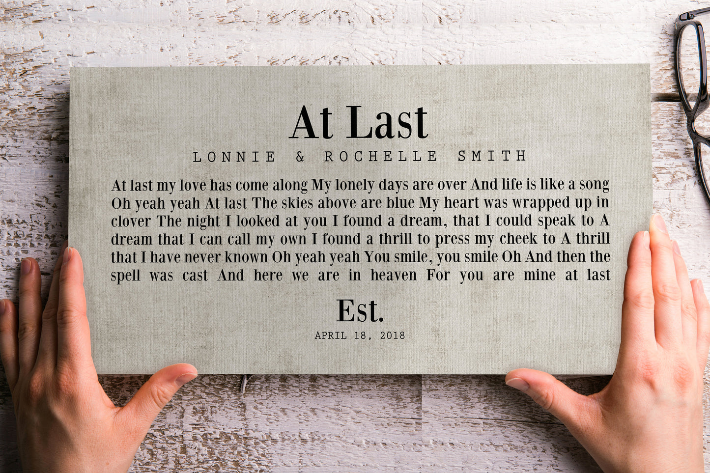 Wedding Song on Cotton