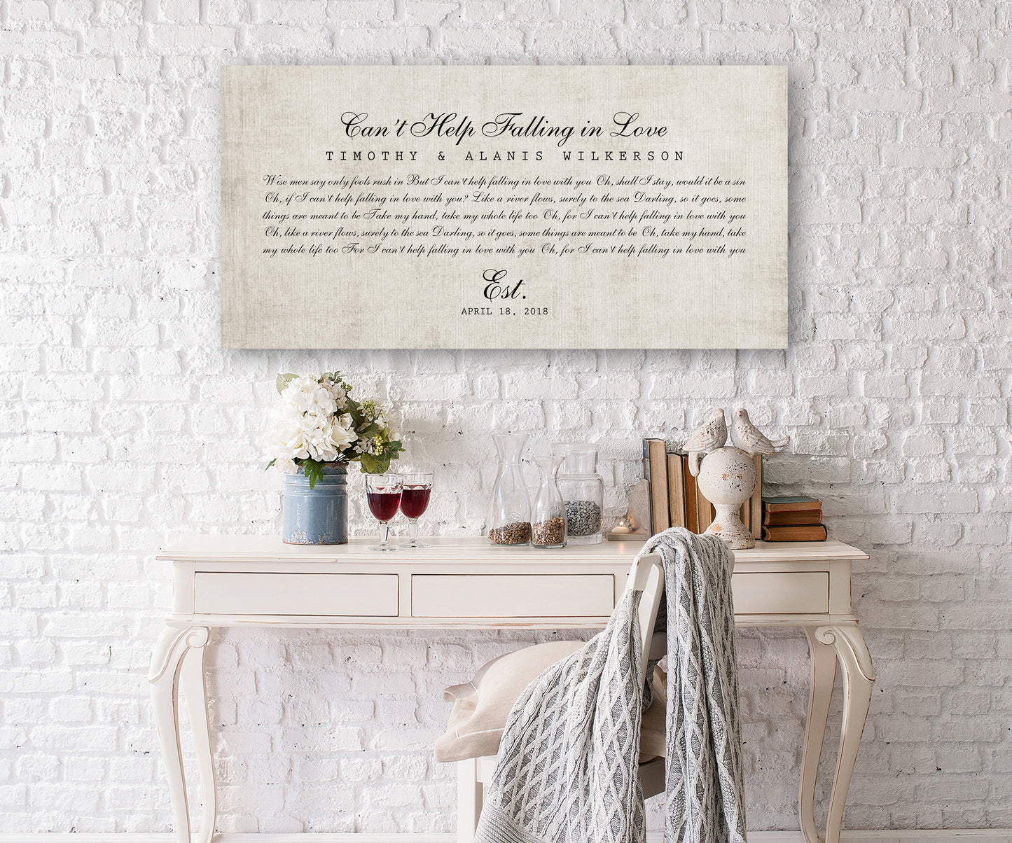 Wedding Song on Cotton